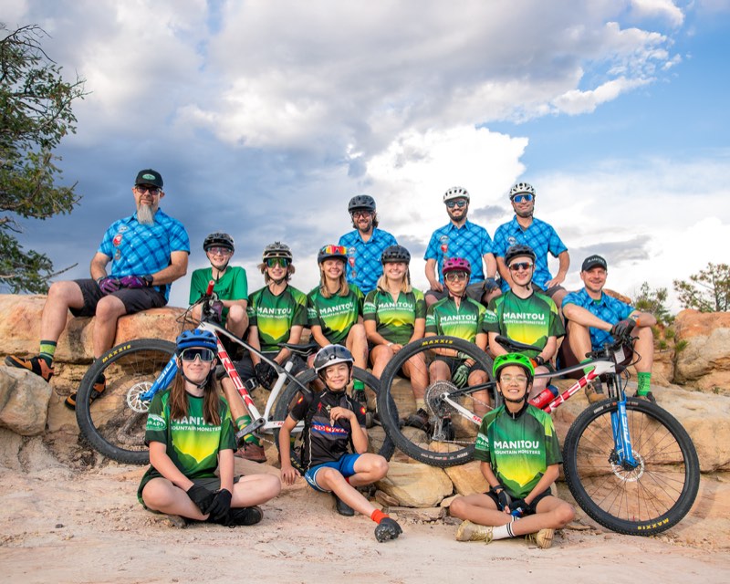 Manitou Springs riders and coaches